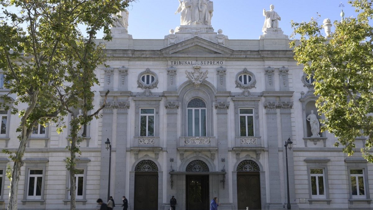 La fachada del Tribunal Supremo. -E. PRESS