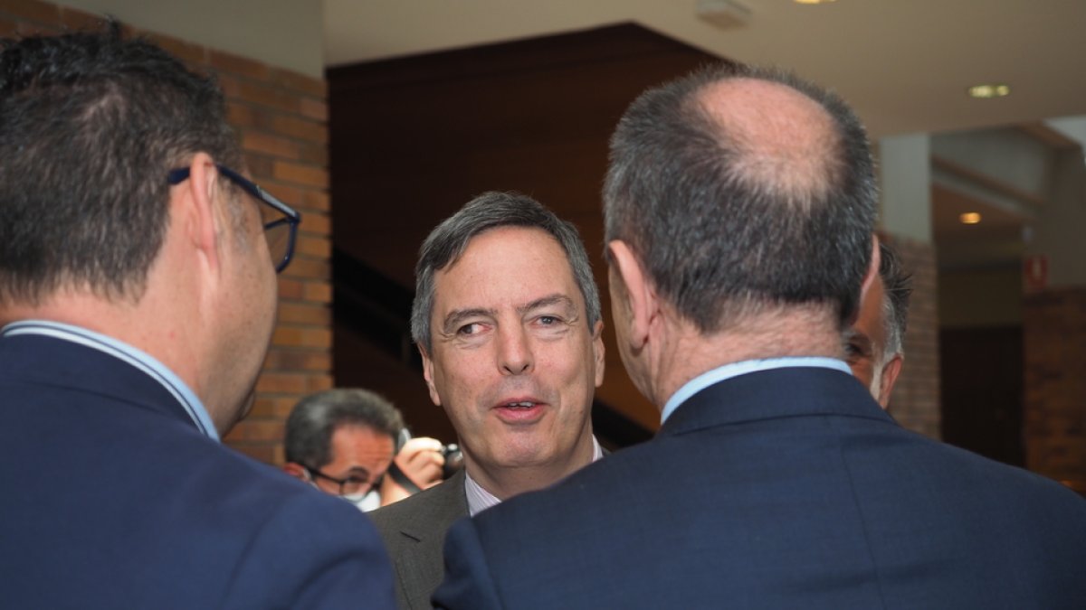 Enrique Sánchez-Guijo en los Desayunos de la APDV. / M. G. E.