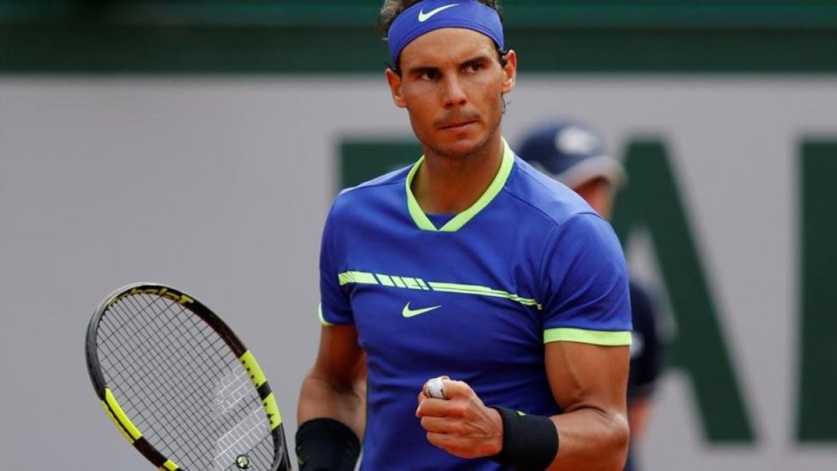Nadal celebra su décimo Roland Garros.-BENOIT TESSIER