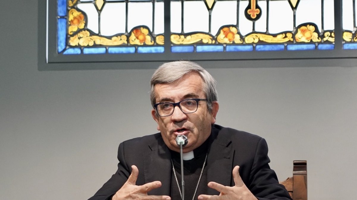 El obispo auxiliar de Valladolid, Luis Argüello.- ICAL