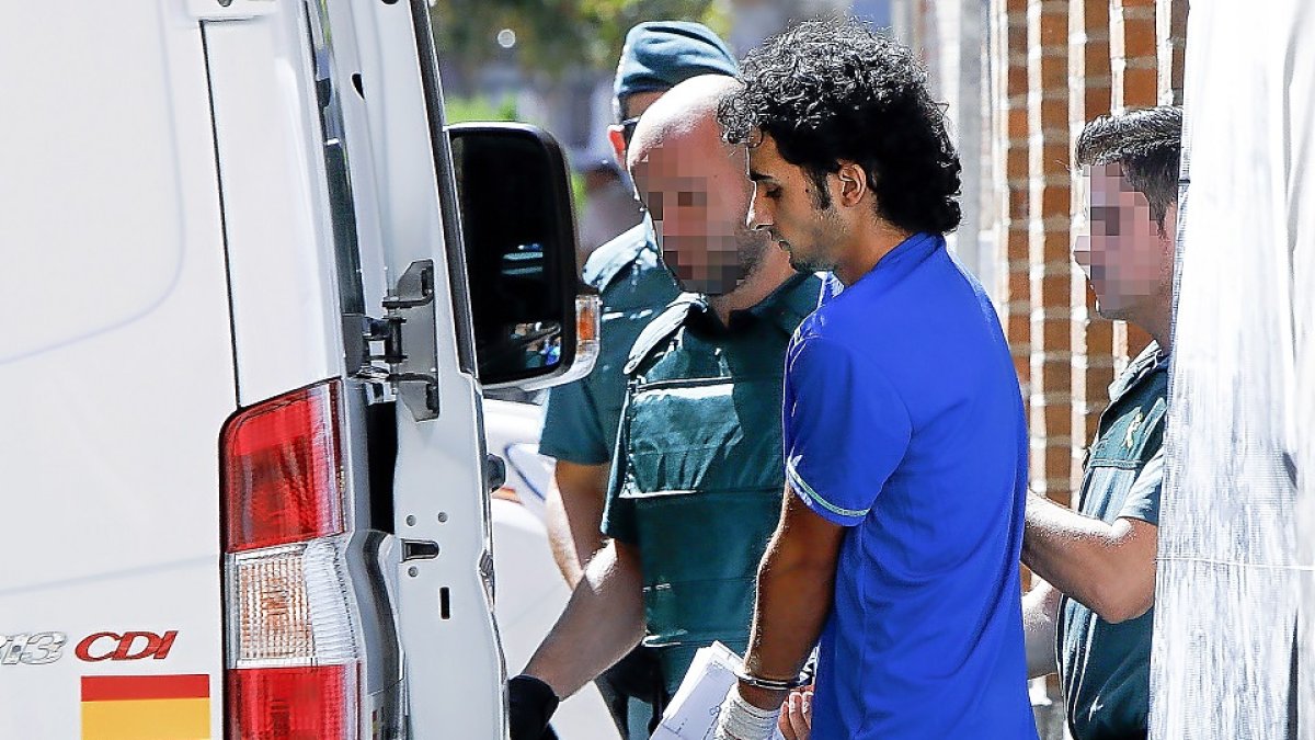 JUAN MIGUEL LOSTAU. 10/09/2018. VALLADOLID. COMUNIDAD DE CASTILLA Y LEÓN. EL JUEZ DE MEDINA DEL CAMPO TOMA DECLARACIÓN AL QUE MATÓ A LA PAREJA DE SU MADRE EN NAVA DEL REY.