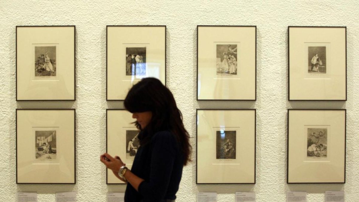 Exposición 'Goya, la genialidad de un cronista. Los desastres de la guerra, los caprichos, la tauromaquia' en la sala de La Pasión de Valladolid.-ICAL