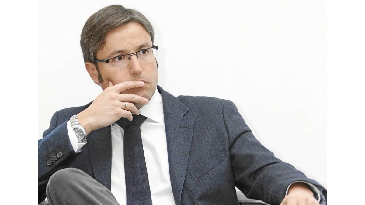 El presidente de la Diptuación provincial de León, Emilio Orejas-Bruno Romero