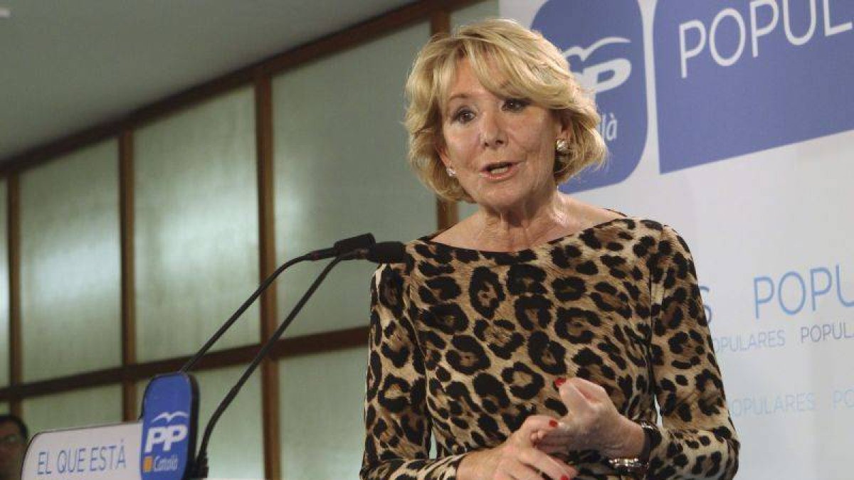 Esperanza Aguirre, en una imagen de archivo.-Foto: EFE