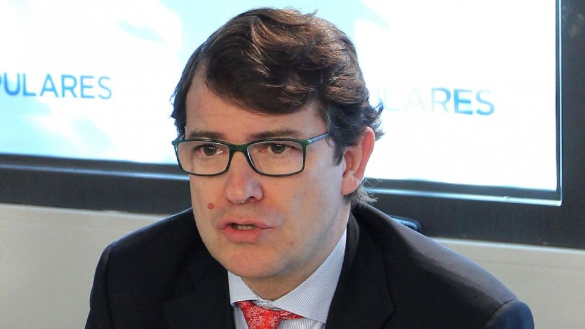 El presidente del PP de Castilla y León, Alfonso Fernández Mañueco,.-JUAN LÁZARO