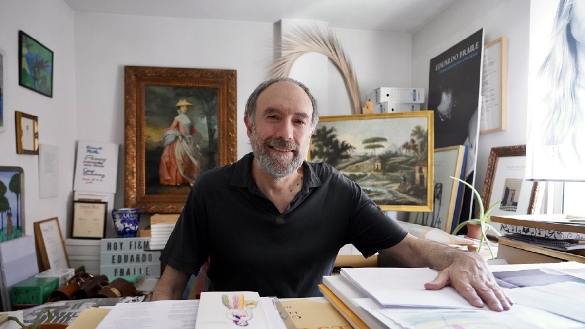 El poeta y editor Eduardo Fraile, en una imagen de archivo. | ICAL