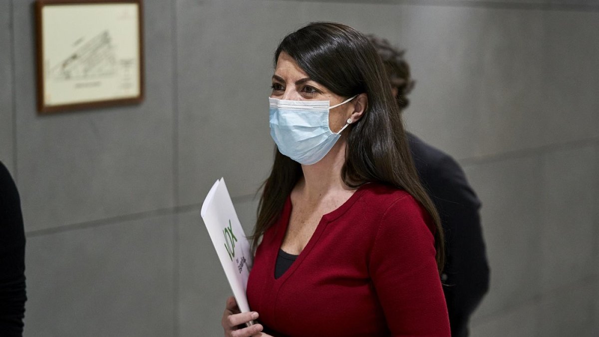 La portavoz adjunta de Vox en el Congreso, Macarena Olona - EUROPA PRESS