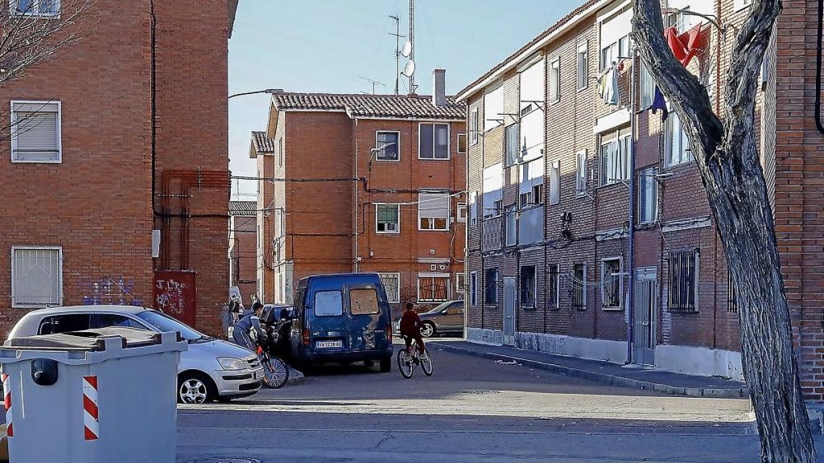 Imagen del barrio de Las Viudas, donde ocurrieron los sucesos, tomada ayer.-J.M. LOSTAU