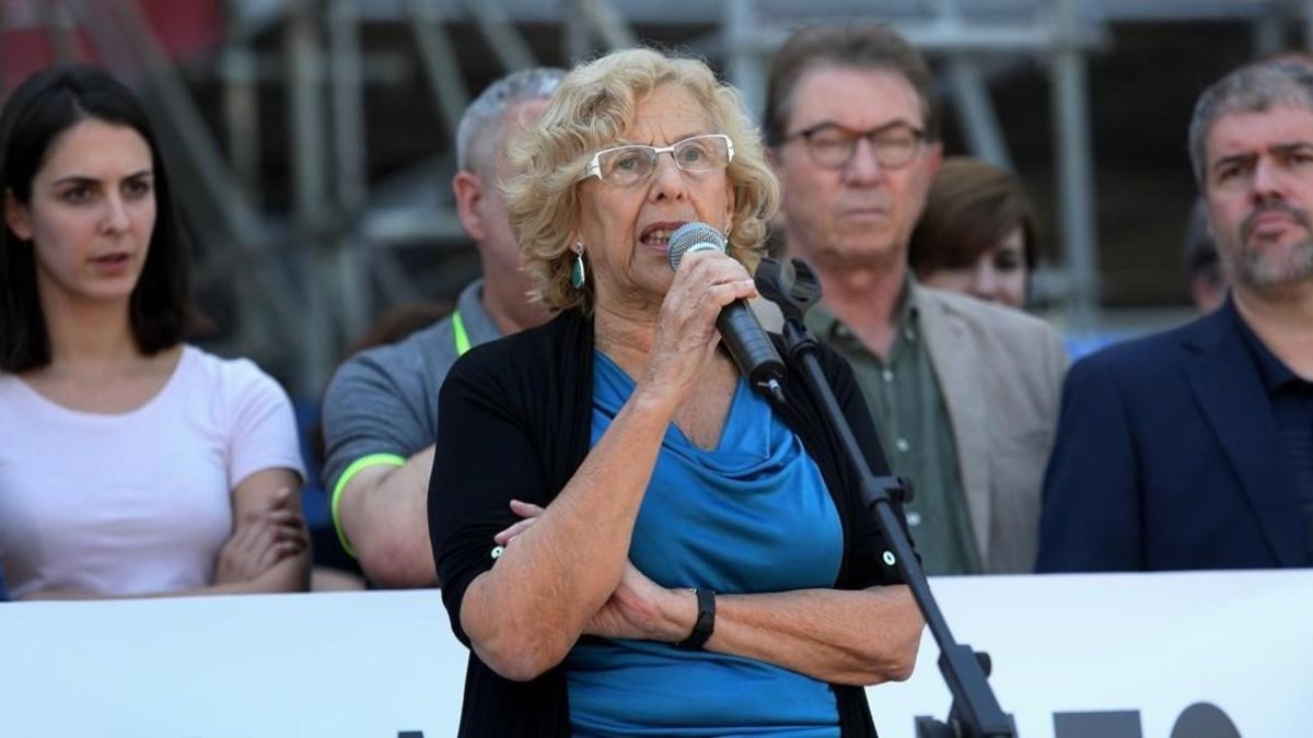 Manuela Carmena, alcaldesa de Madrid.-DAVID CASTRO