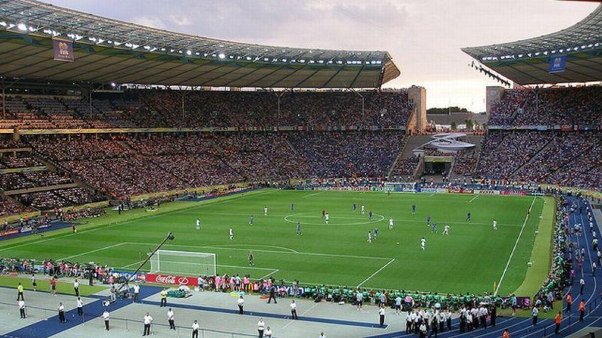 El Estadio Olímpico de Berlín, durante el Francia-Italia de la final del Mundial del 2006.-EL PERIÓDICO