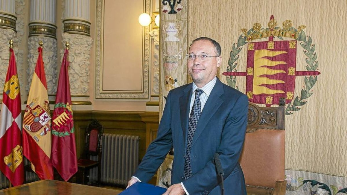 Blanco en la presentación de los criterios generales del presupuesto el pasado día 6 de noviembre-P. REQUEJO