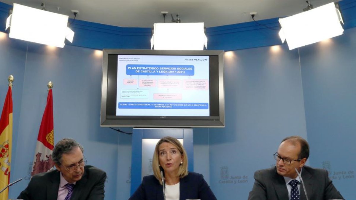 Alicia García, presenta el Plan Estratégico de Servicios Sociales de Castilla y León-RUBÉN CACHO/ ICAL