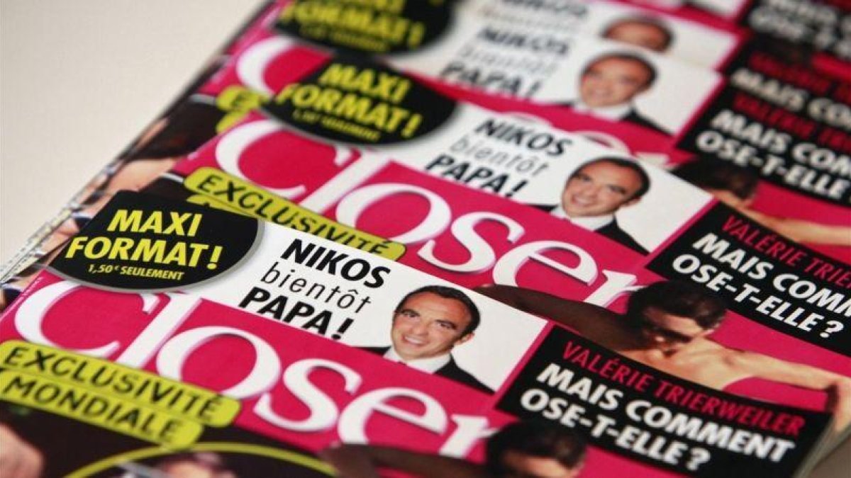 Ejemplares de la revista Closer con la portada de Kate Middleton.-THIBAULT CAMUS