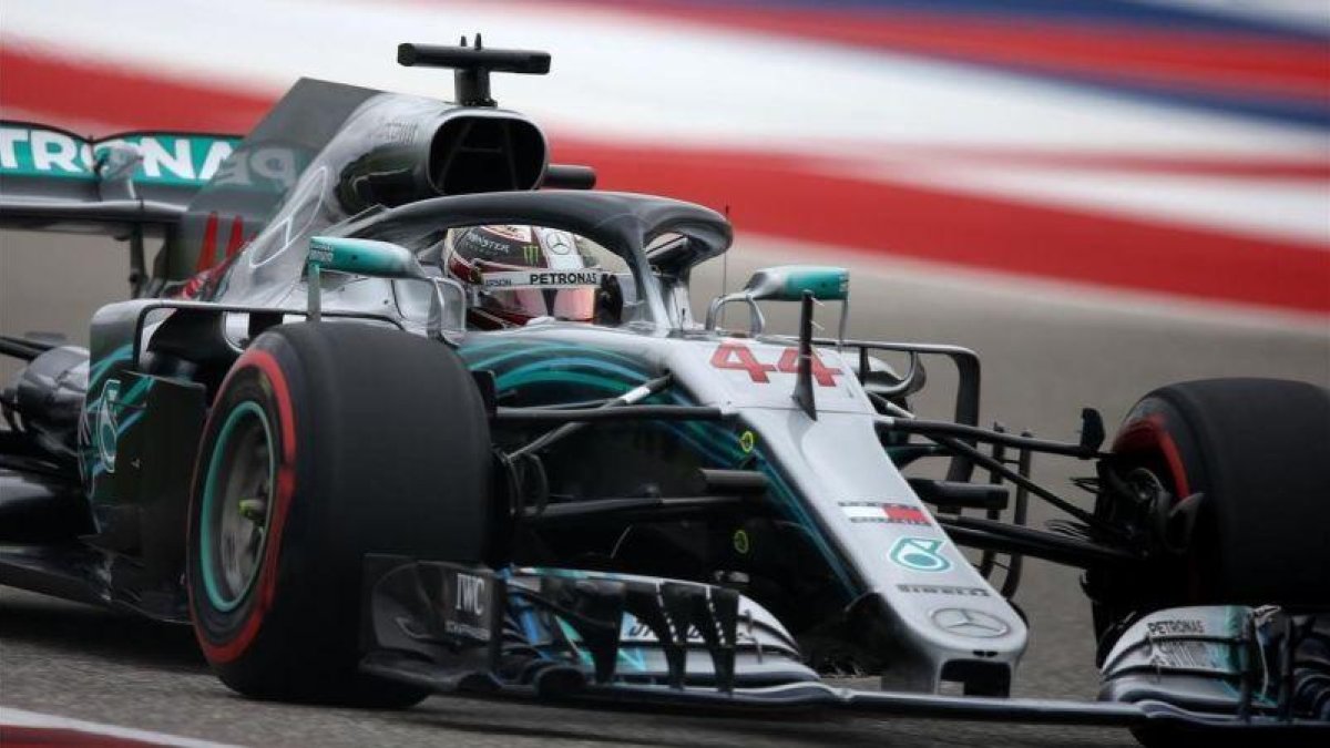 Lewis Hamilton.-CHARLES COATES / AFP