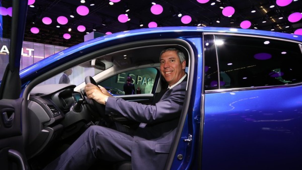 José Vicente de los Mozos en un Megane 4. ICAL