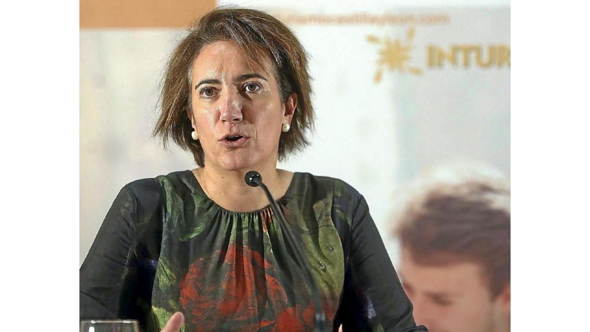 María Josefa García Cirac, ayer en la presentación de Intur.-Ical