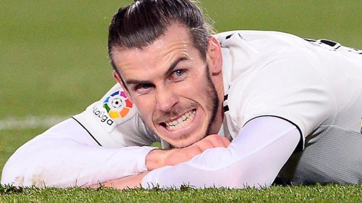 Gareth Bale, en un partido con el Madrid.-AFP