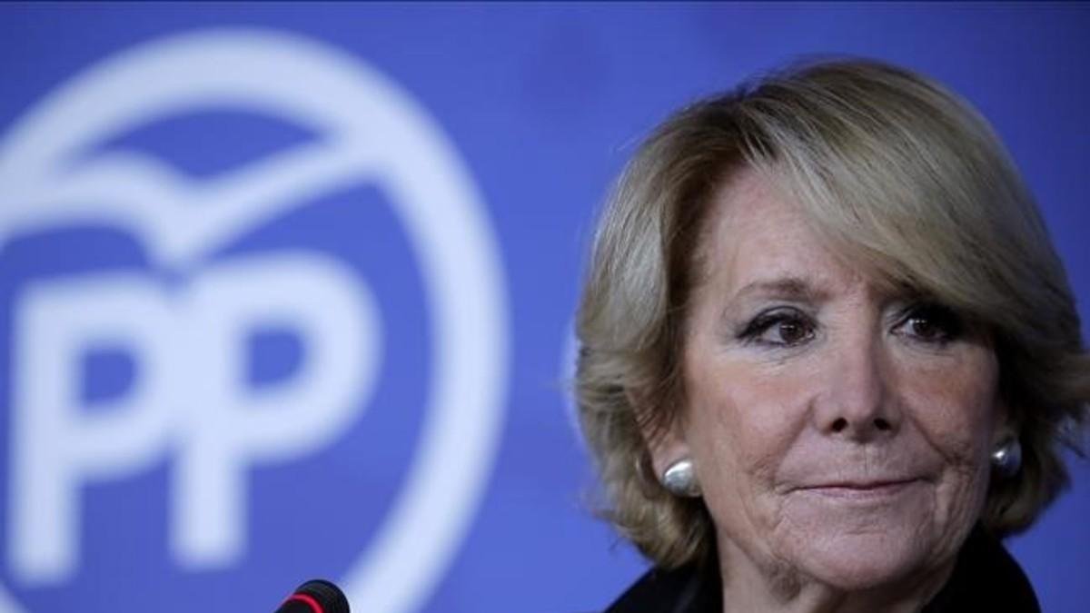 Esperanza Aguirre, expresidenta del PP de Madrid, en el 2016.-/ JOSE LUIS ROCA