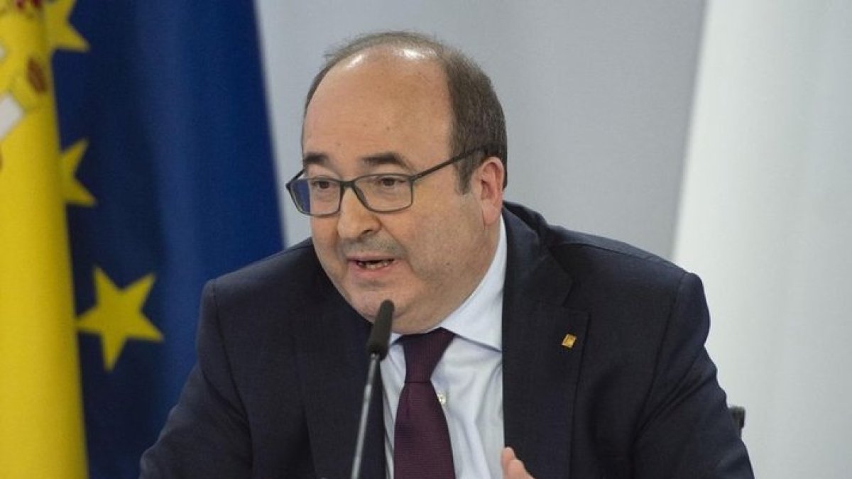 Miquel Iceta, ministro de Cultura, en una imagen de archivo. -E. M