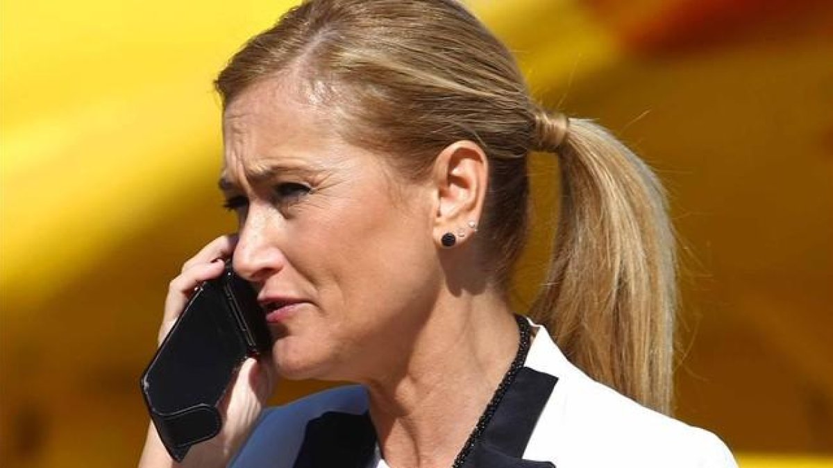 Cristina Cifuentes, presidenta de la Comunidad de Madrid.-