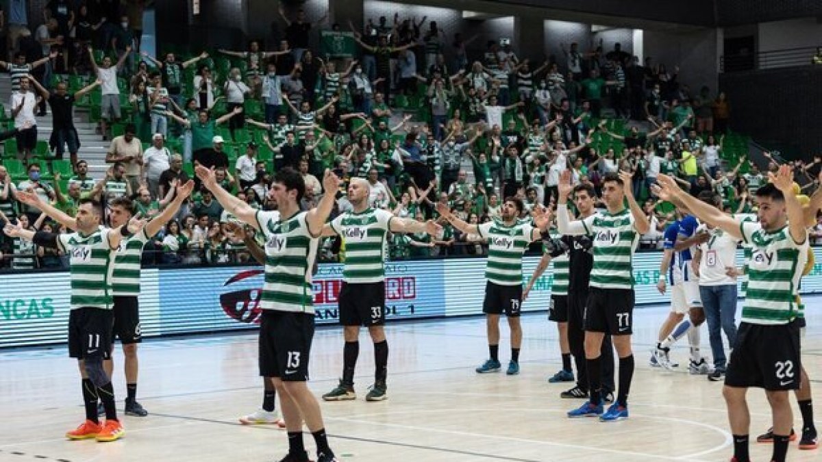 Plantilla del Sporting.