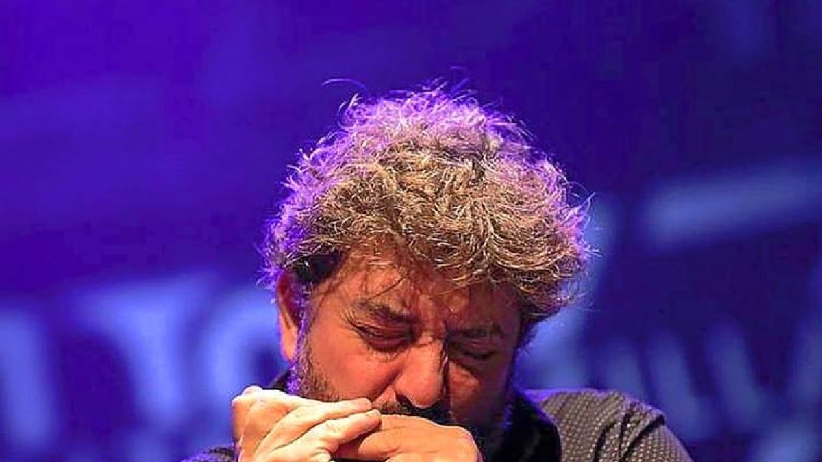 El reputado armonicista Antonio Serrano.-JOSÉ LUIS LUNA