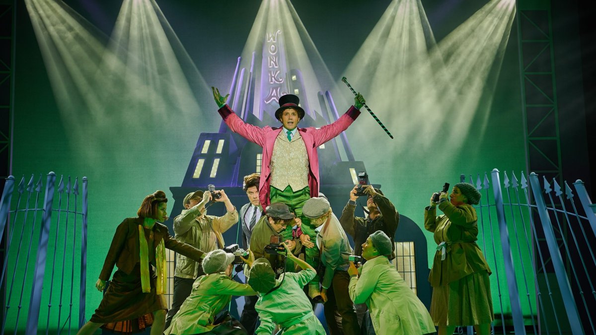 Escena del musical 'Charlie y la fábrica de chocolate' protagonizado por Daniel DIges - Teatro Calderón
