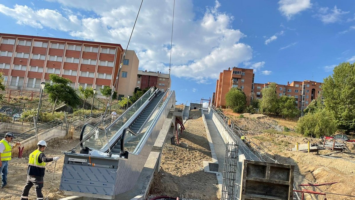 Escalera mecánica parquesol