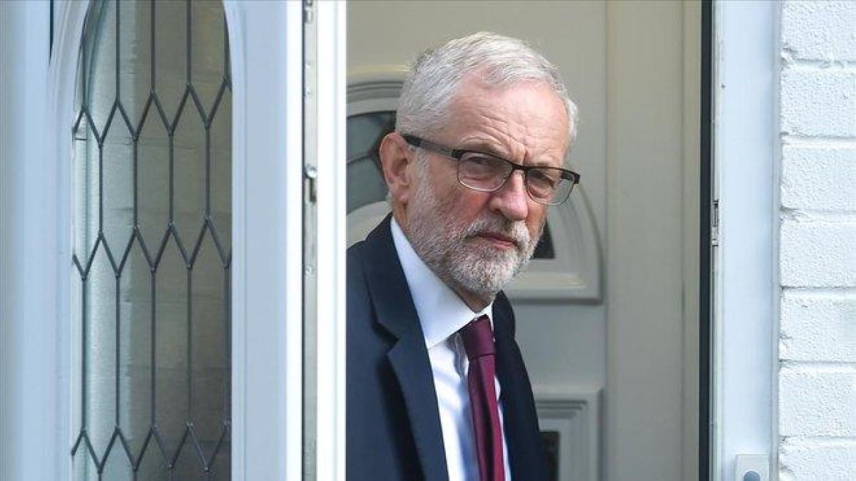 El líder laborista Jeremy Corbyn.-GETTI IMAGES / PETER SUMMERS
