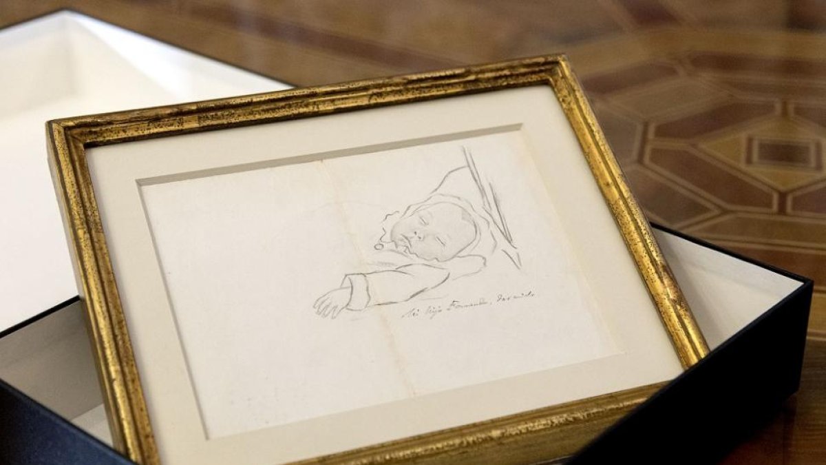 Dibujo de Miguel de Unamuno.-ICAL