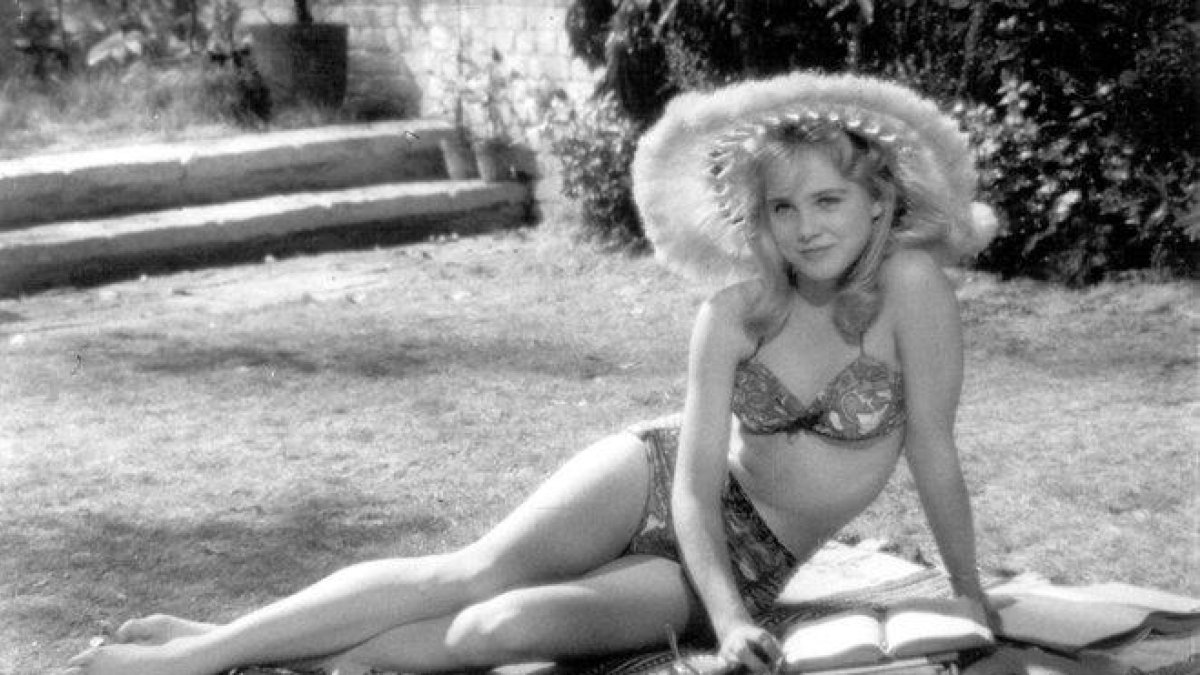 Sue Lyon, en el papel famoso papel de Lolita.-