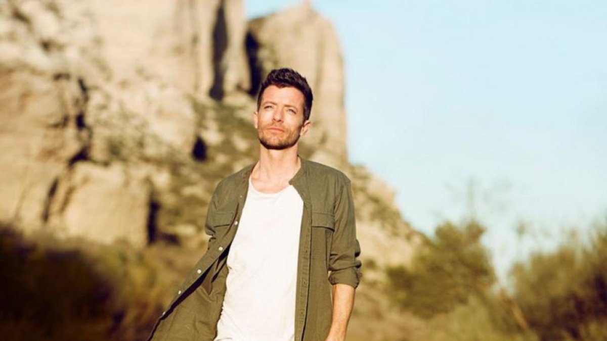 Pablo Mora, cantante de Lagarto Amarillo-Imagen de la página lagartoamarillo.com
