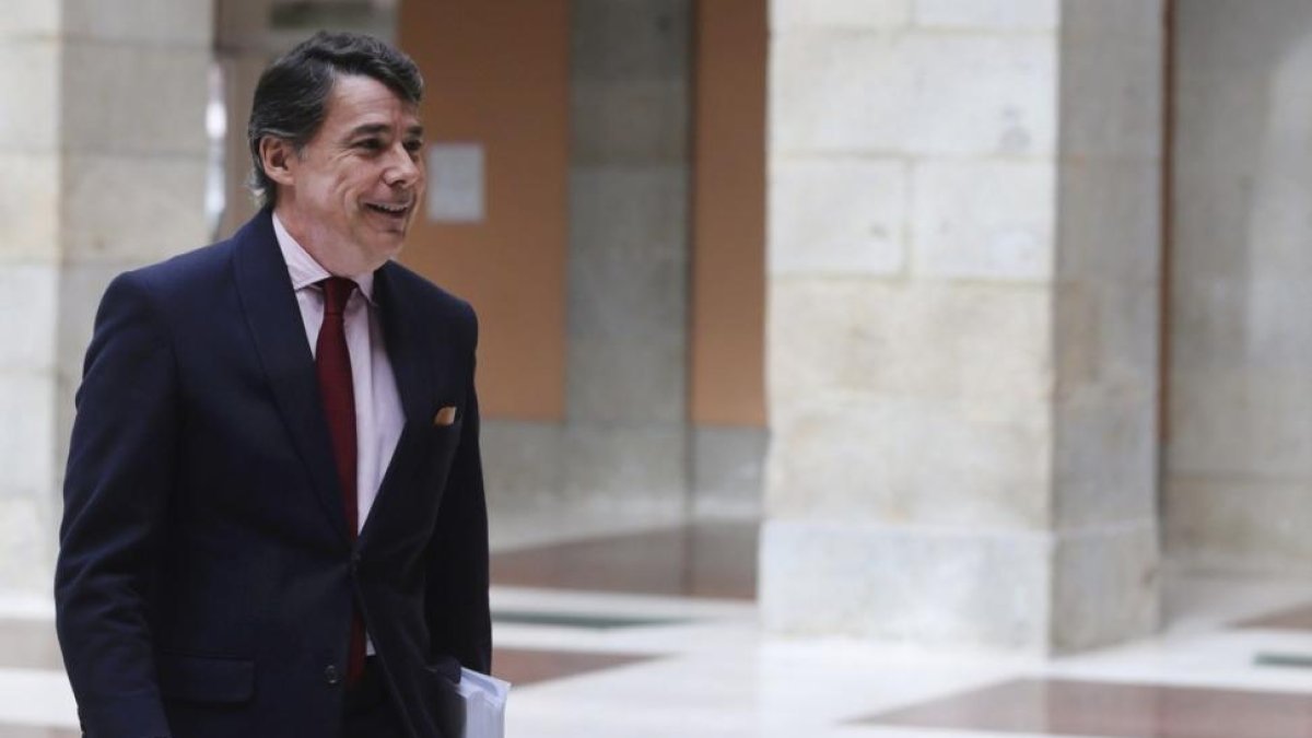 Ignacio González, en el 2015, cuando aún era presidente de la Comunidad de Madrid.-/ BALLESTEROS (EFE)