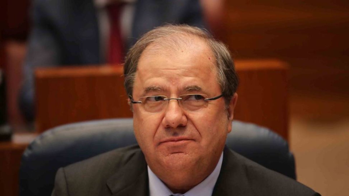 El candidato Juan Vicente Herrera en la sesión de tarde del debate de Investidura-Ical