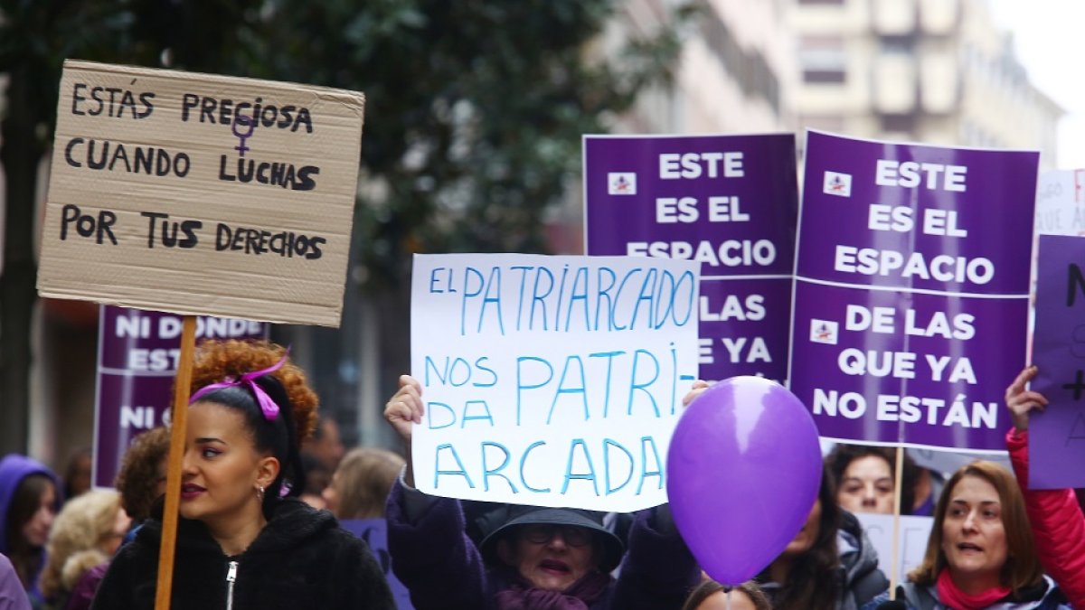 Día Internacional de la mujer del año 2020 en Valladolid.- ICAL