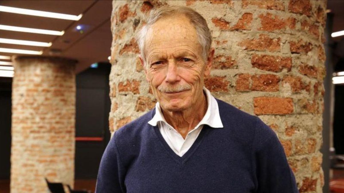 El escritor italiano Erri de Luca, en La Pedrera.-RICARD CUGAT