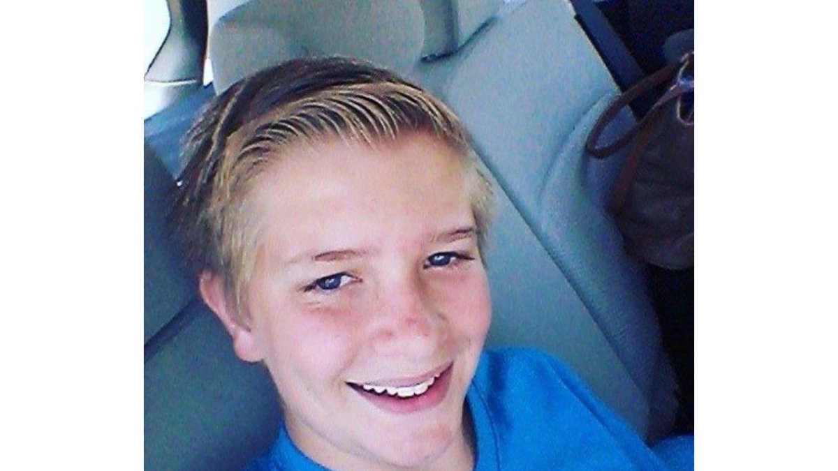 Weston Imer, el niño de 12 años que está haciendo campaña por Donald Trump en Colorado.-FACEBOOK