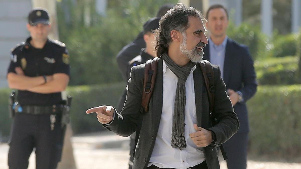 Imagen de archivo del presidente de Òmnium Cultural, Jordi Cuixart.-JOSÉ LUIS ROCA