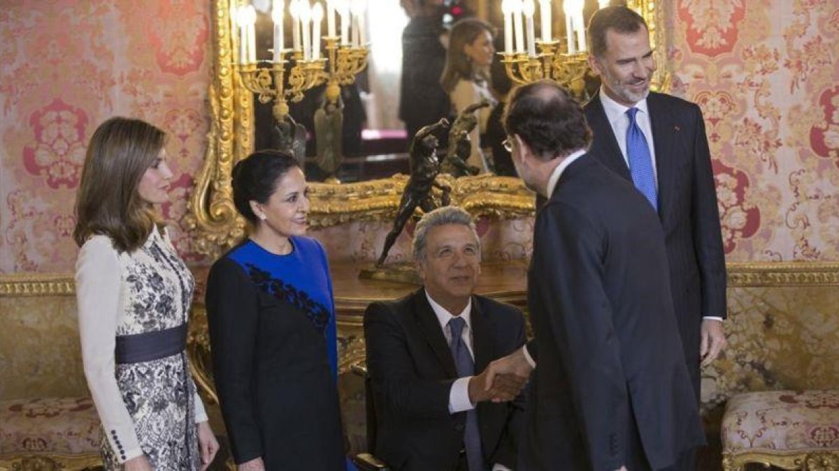 El presidente de Ecuador, Lenín Moreno, durante su visita oficial a España.-AP / FRANCISCO SECO
