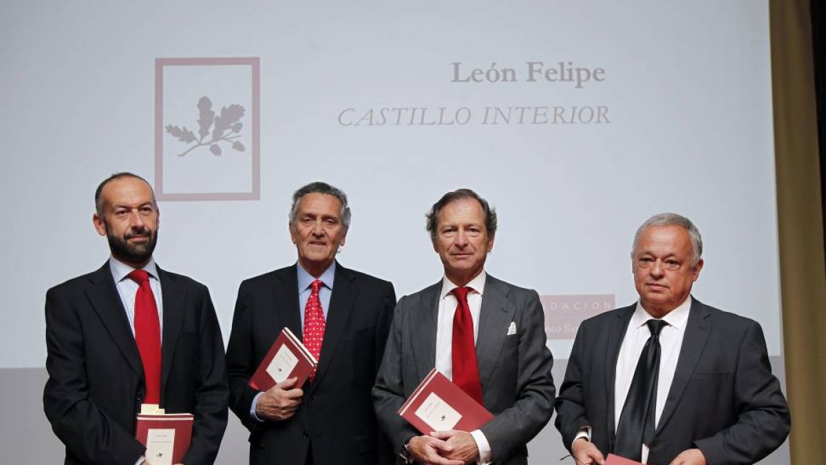 De (I) a (D) Javier Expósito, Fernando Schwartz, Borja Baselga y Gonzalo Santoja-Ical