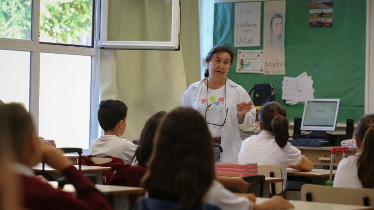Vuelta al cole en un centro vallisoletano.-R. VALTERO / ICAL