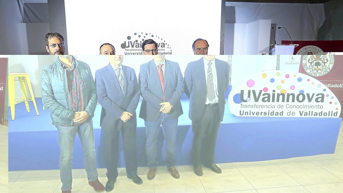 Pedro César Álvarez Esteban, Daniel Miguel, Celedonio Álvarez González y Francisco Javier Gallo Nieto.-ICAL