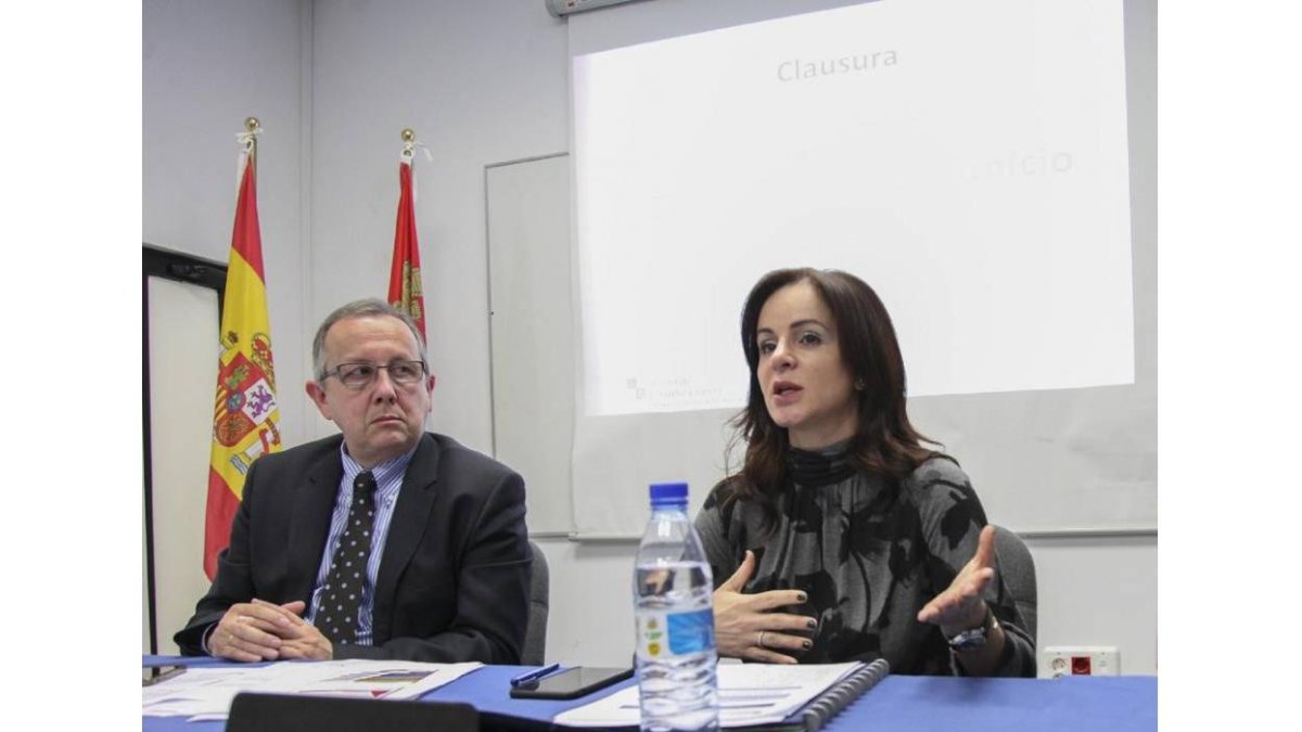 La consejera de Agricultura y Ganadería, Silvia Clemente, clausura la I Jornada de la Comisión Territorial de Coordinación de la Delegación de la Junta en Segovia junto al delegado territorial en Segovia, Javier López Escobar-Ical