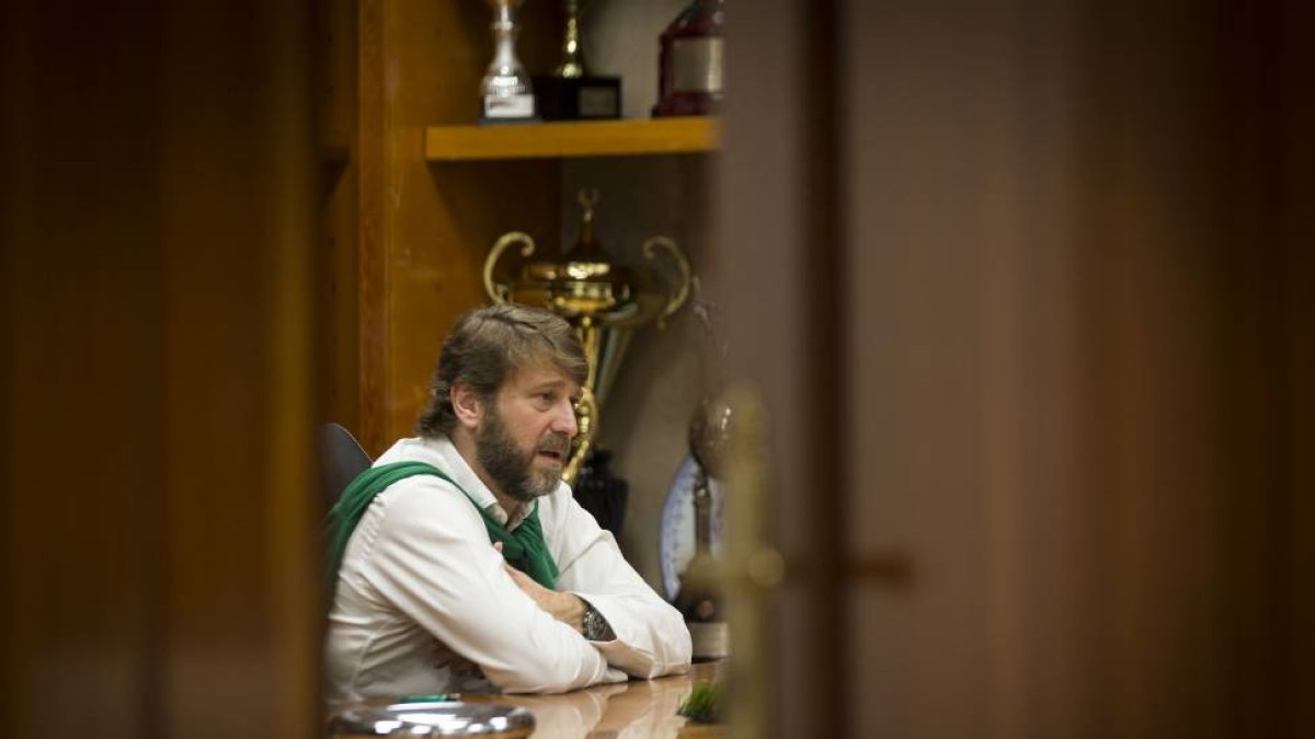 Carlos Suárez, presidente del Real Valladolid-Miguel Ángel Santos