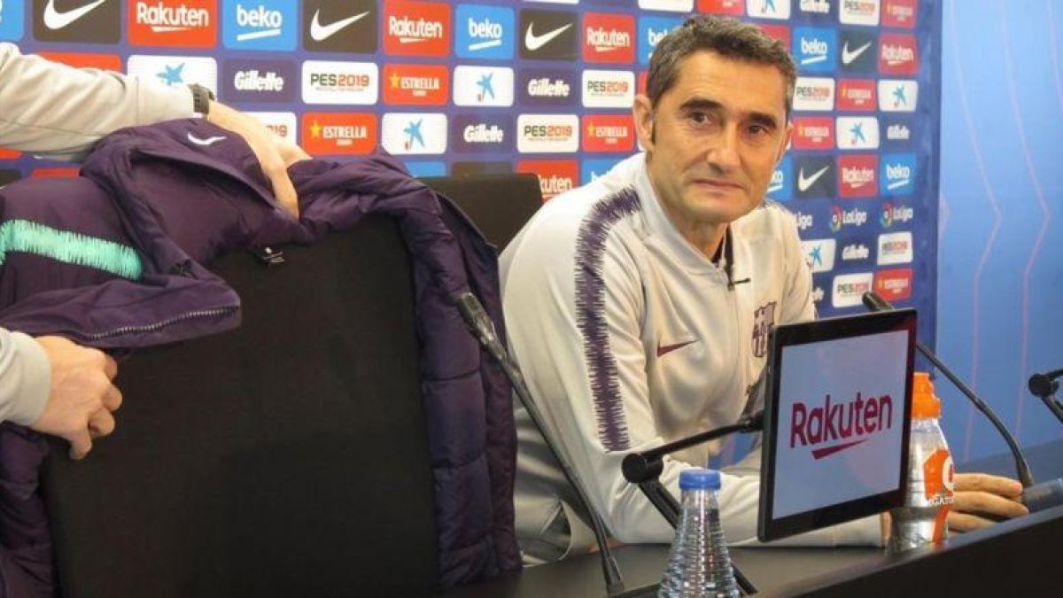 Ernesto Valverde afirmó hoy, en la Joan Gamper, que su sintonía con el club es excelente.-EMILIO PÉREZ DE ROZAS