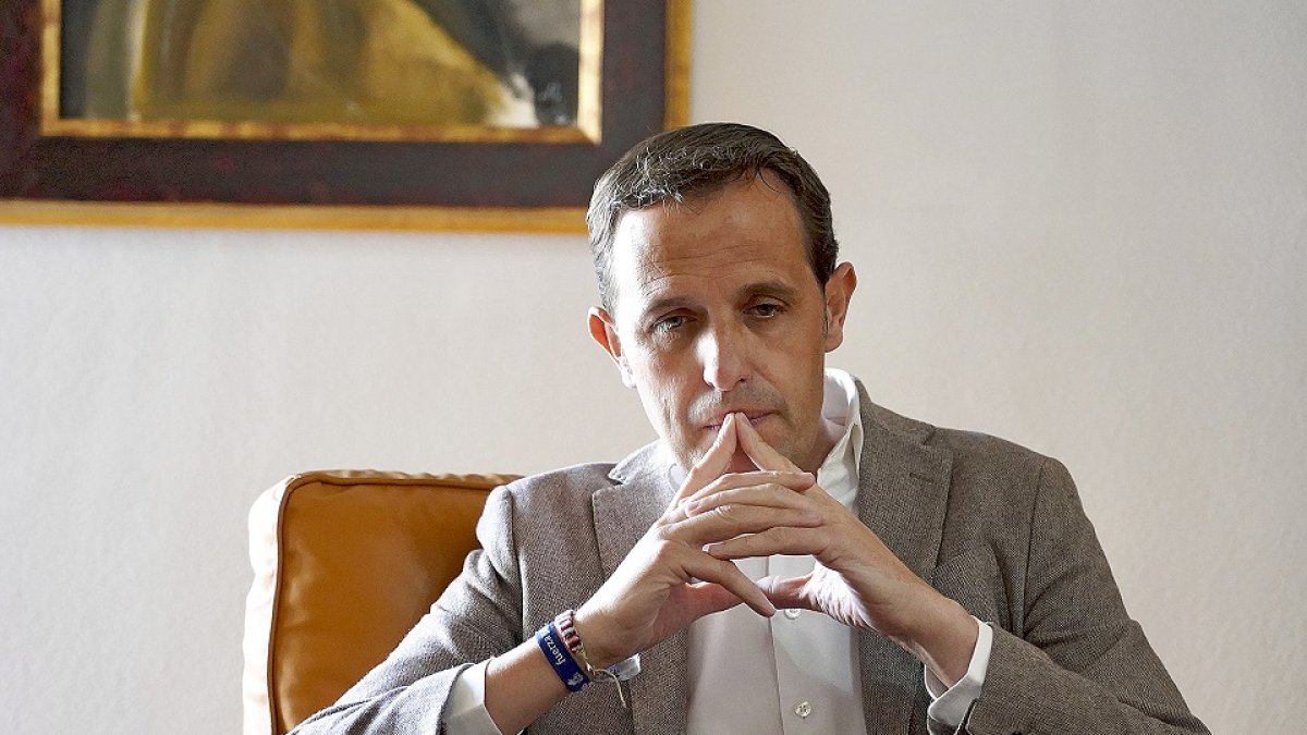 El presidente del PP y de la Diputación de Valladolid, Conrado Íscar. - E. M.