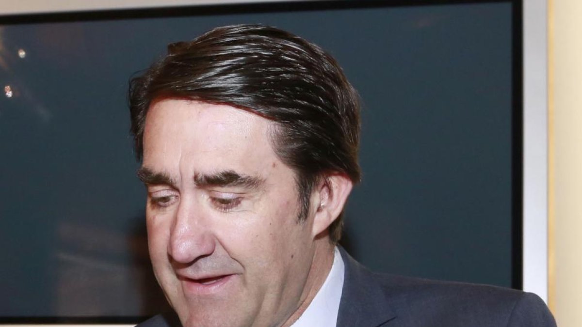 El consejero de Fomento y Medio Ambiente, Juan Carlos Suárez-Quiñones-ICAL