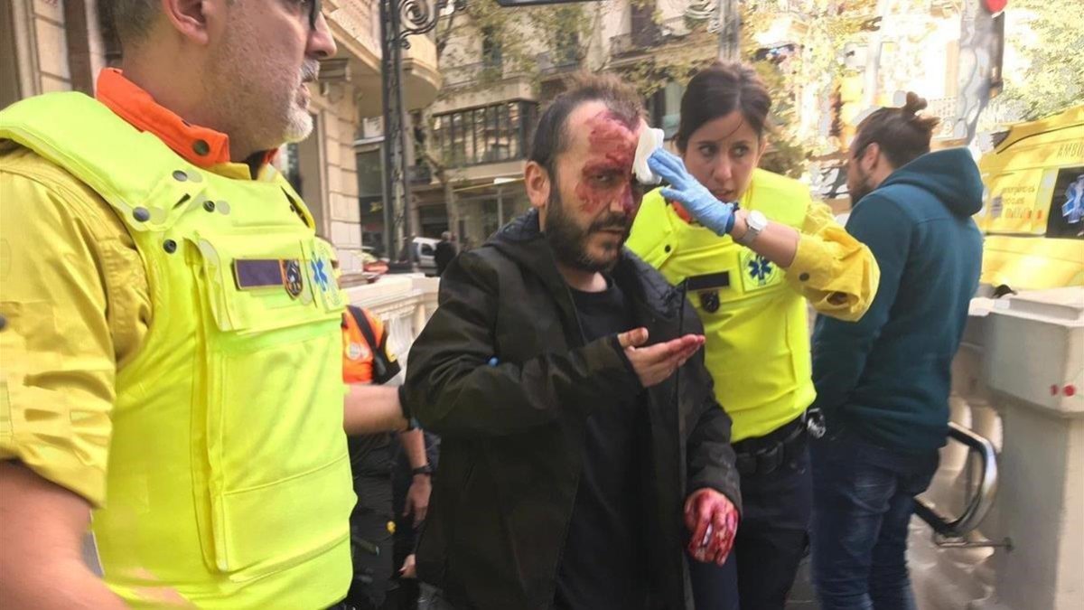Herido tras la marcha-TWITTER