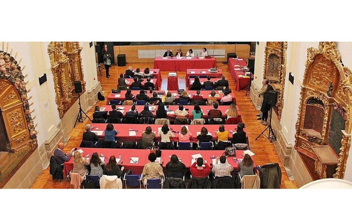 Seminario de Farmacovigilancia con expertos de España y Portugal inaugurado ayer en Tordesillas.-E.M.