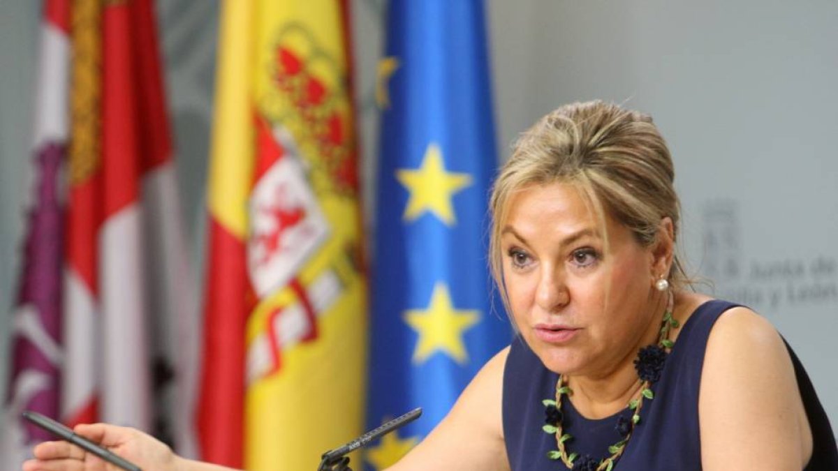 La vicepresidenta y portavoz de la Junta, Rosa Valdeón, comparece en rueda de prensa posterior al Consejo de Gobierno-Ical